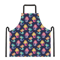 Colorful Mermaid Pattern Print Apron