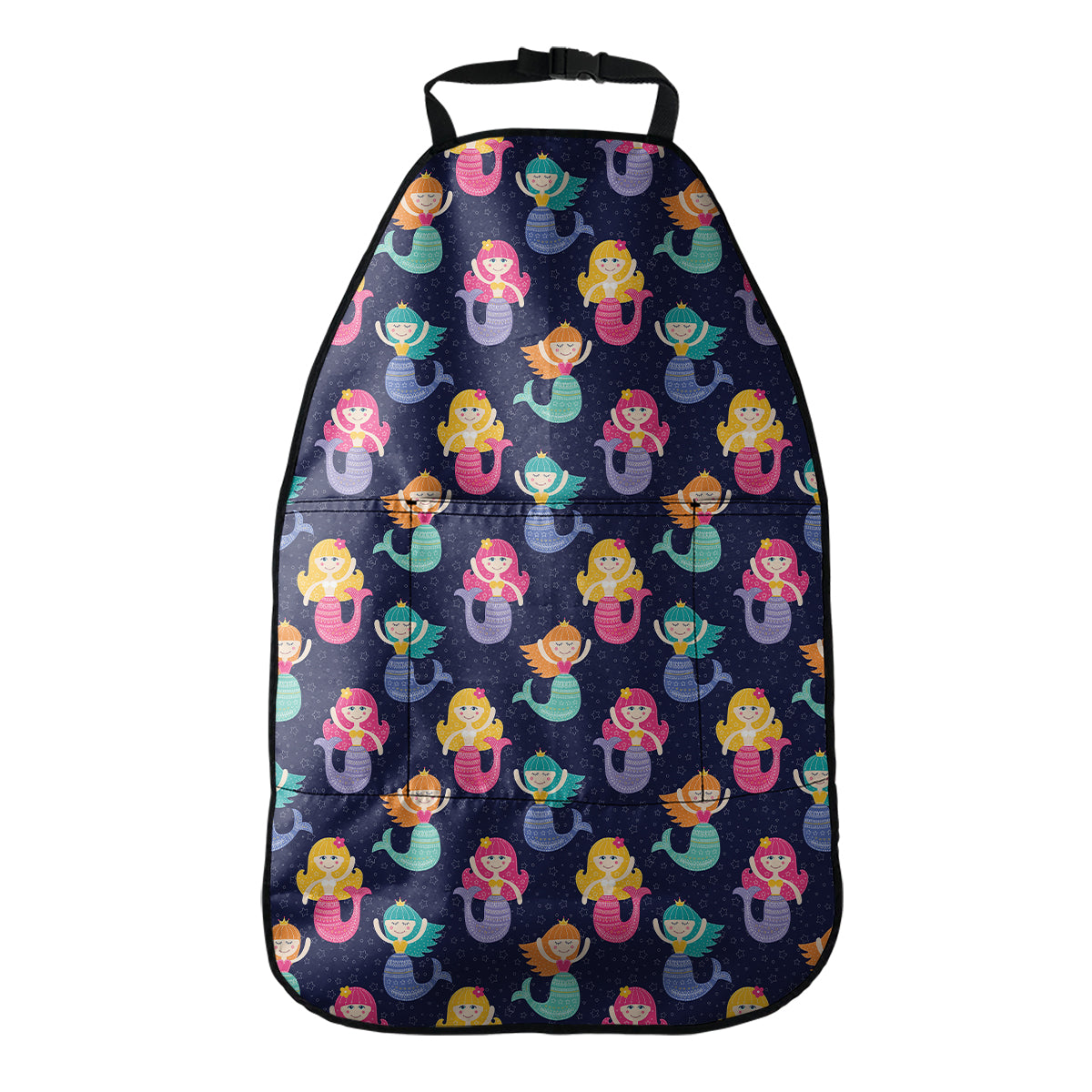 Colorful Mermaid Pattern Print Car Seat Organizers