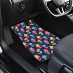 Colorful Mermaid Pattern Print Front and Back Car Floor Mats