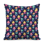 Colorful Mermaid Pattern Print Pillow Cover