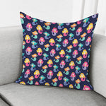 Colorful Mermaid Pattern Print Pillow Cover