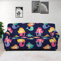 Colorful Mermaid Pattern Print Sofa Cover