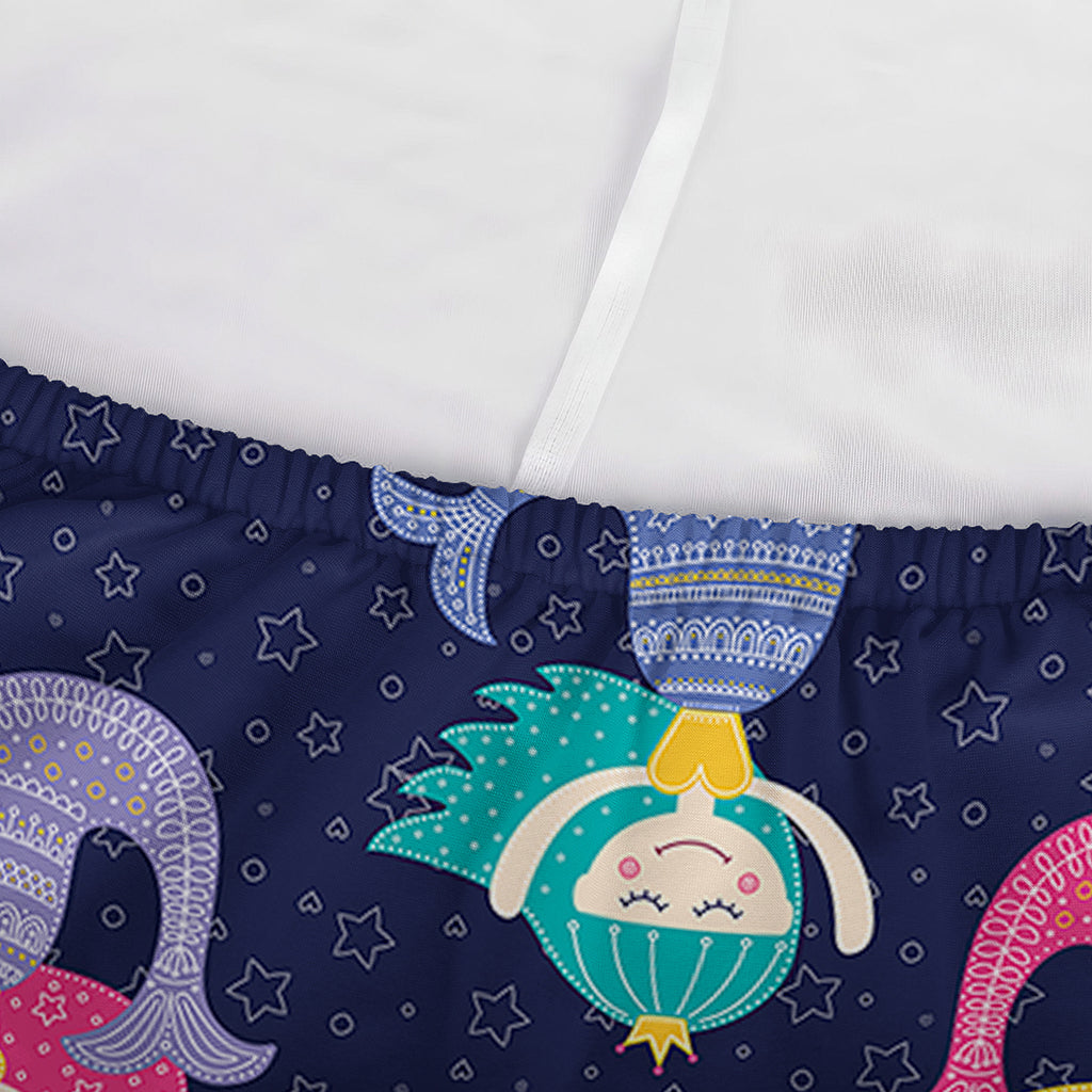 Colorful Mermaid Pattern Print Sofa Cover