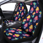 Colorful Mermaid Pattern Print Universal Fit Car Seat Covers