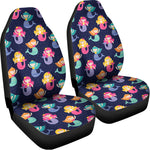 Colorful Mermaid Pattern Print Universal Fit Car Seat Covers