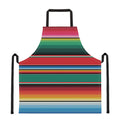 Colorful Mexican Blanket Pattern Print Apron