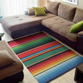 Colorful Mexican Blanket Pattern Print Floor Mat