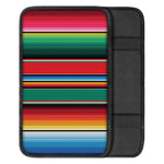 Colorful Mexican Blanket Pattern Print Car Center Console Cover