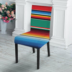 Colorful Mexican Blanket Pattern Print Dining Chair Slipcover