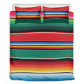 Colorful Mexican Blanket Pattern Print Duvet Cover Bedding Set