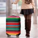 Colorful Mexican Blanket Pattern Print Luggage Cover