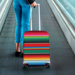 Colorful Mexican Blanket Pattern Print Luggage Cover