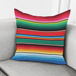 Colorful Mexican Blanket Pattern Print Pillow Cover