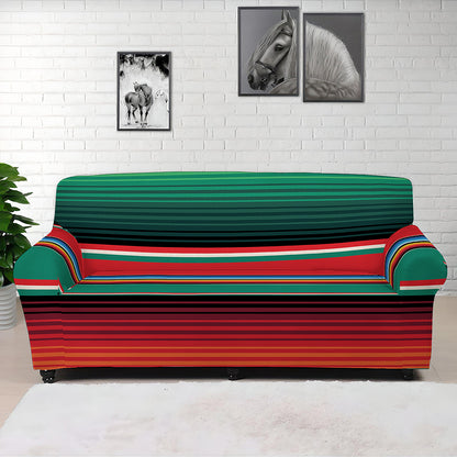 Colorful Mexican Blanket Pattern Print Sofa Cover
