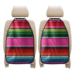 Colorful Mexican Blanket Stripe Print Car Seat Organizers