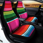Colorful Mexican Blanket Stripe Print Universal Fit Car Seat Covers