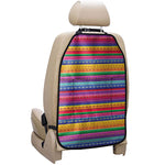 Colorful Mexican Serape Pattern Print Car Seat Organizers
