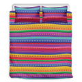 Colorful Mexican Serape Pattern Print Duvet Cover Bedding Set