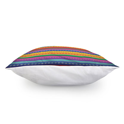 Colorful Mexican Serape Pattern Print Pillow Cover
