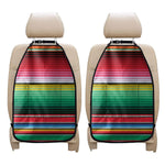 Colorful Mexican Serape Stripe Print Car Seat Organizers