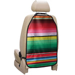 Colorful Mexican Serape Stripe Print Car Seat Organizers