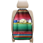 Colorful Mexican Serape Stripe Print Car Seat Organizers