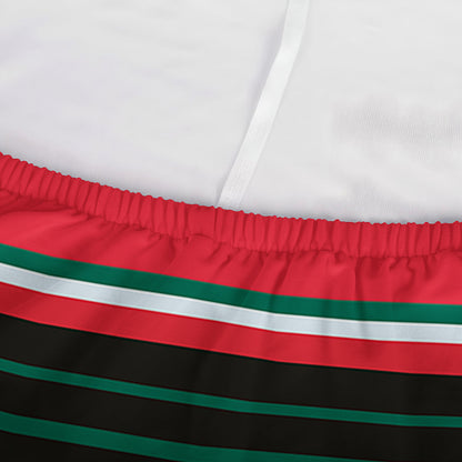 Colorful Mexican Serape Stripe Print Sofa Cover