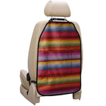 Colorful Mexican Woven Pattern Print Car Seat Organizers