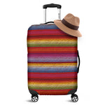 Colorful Mexican Woven Pattern Print Luggage Cover
