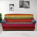 Colorful Mexican Woven Pattern Print Sofa Cover