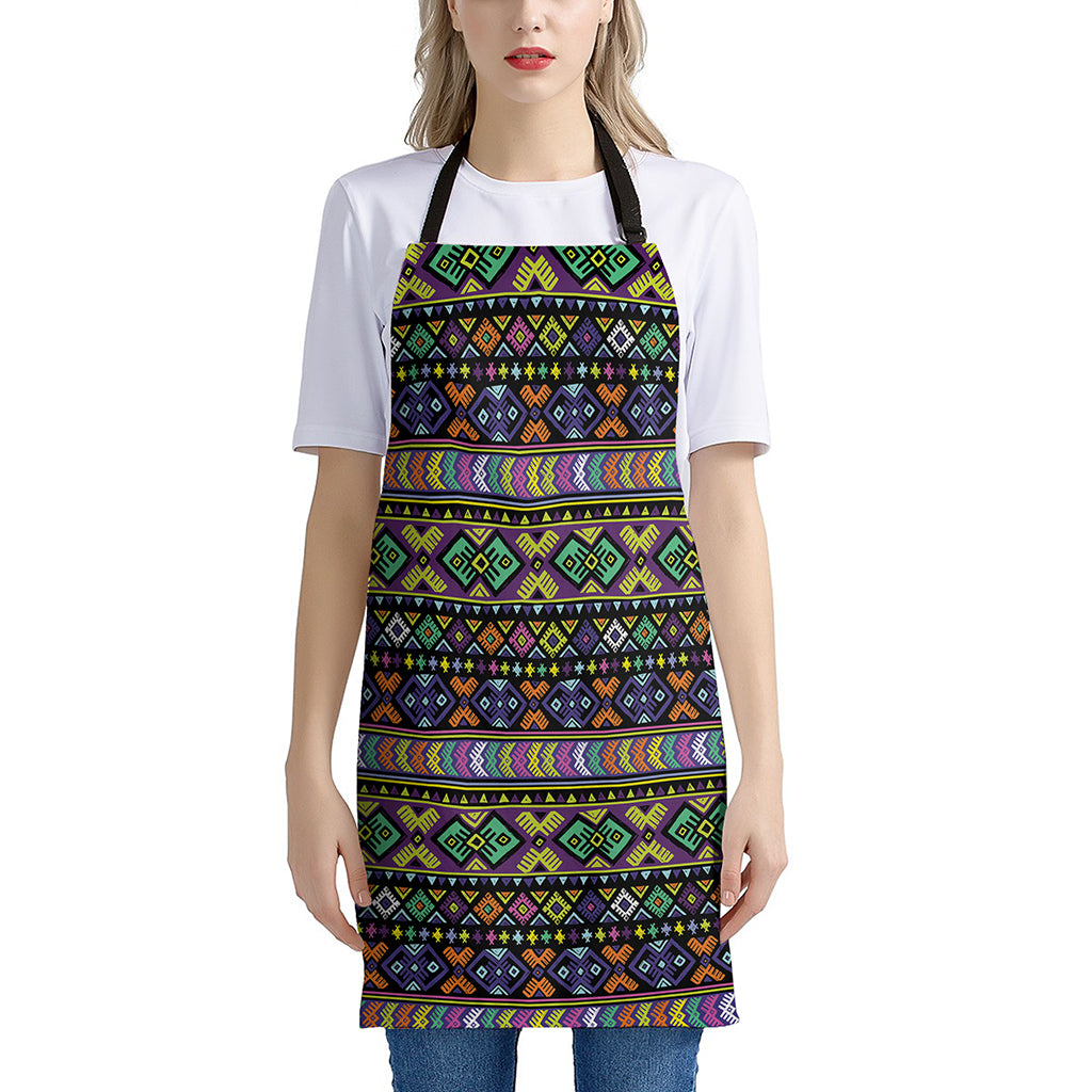 Colorful Native Navajo Tribal Print Apron