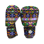 Colorful Native Navajo Tribal Print Boxing Gloves
