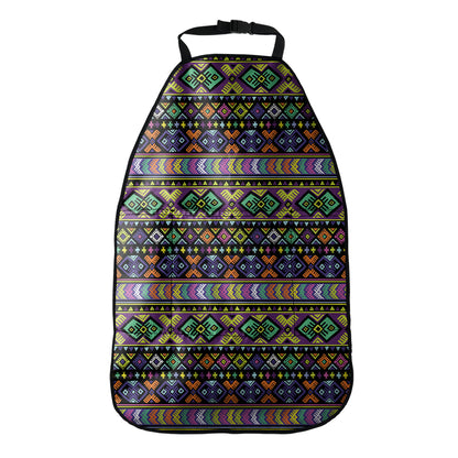 Colorful Native Navajo Tribal Print Car Seat Organizers