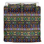 Colorful Native Navajo Tribal Print Duvet Cover Bedding Set