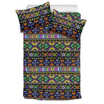 Colorful Native Navajo Tribal Print Duvet Cover Bedding Set