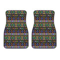 Colorful Native Navajo Tribal Print Front Car Floor Mats