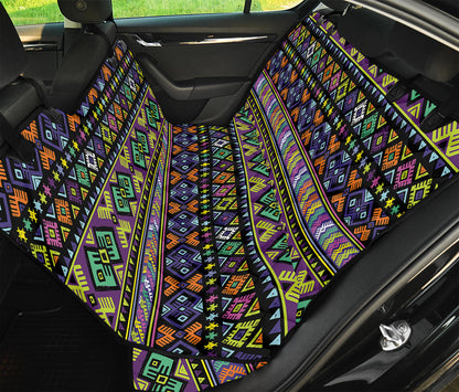 Colorful Native Navajo Tribal Print Pet Car Back Seat Cover