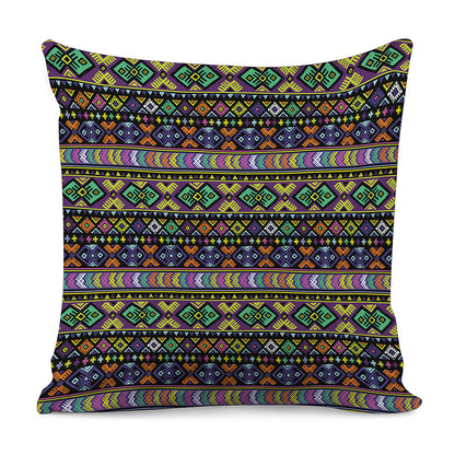 Colorful Native Navajo Tribal Print Pillow Cover