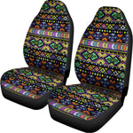 Colorful Native Navajo Tribal Print Universal Fit Car Seat Covers
