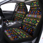 Colorful Native Navajo Tribal Print Universal Fit Car Seat Covers