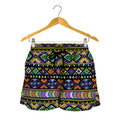 Colorful Native Navajo Tribal Print Women's Shorts