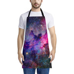 Colorful Nebula Galaxy Space Print Apron