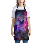 Colorful Nebula Galaxy Space Print Apron