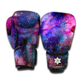 Colorful Nebula Galaxy Space Print Boxing Gloves