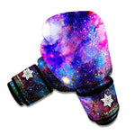 Colorful Nebula Galaxy Space Print Boxing Gloves