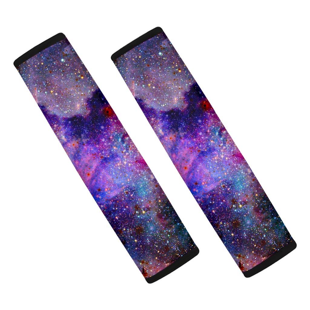 Colorful Nebula Galaxy Space Print Car Seat Belt Covers