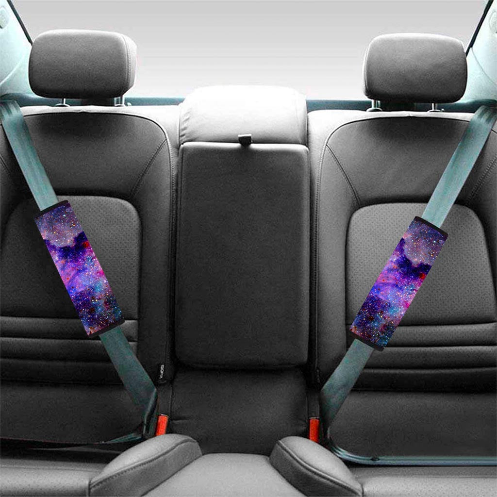 Colorful Nebula Galaxy Space Print Car Seat Belt Covers