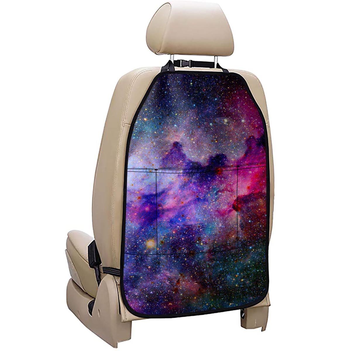 Colorful Nebula Galaxy Space Print Car Seat Organizers