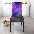 Colorful Nebula Galaxy Space Print Dining Chair Slipcover
