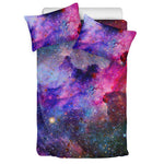 Colorful Nebula Galaxy Space Print Duvet Cover Bedding Set